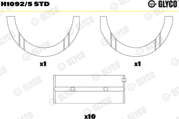 Wilmink Group WG1093912 - Kit cuscinetto albero a gomiti autozon.pro