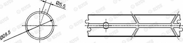 Wilmink Group WG1093709 - Bronzina cuscinetto, Biella autozon.pro