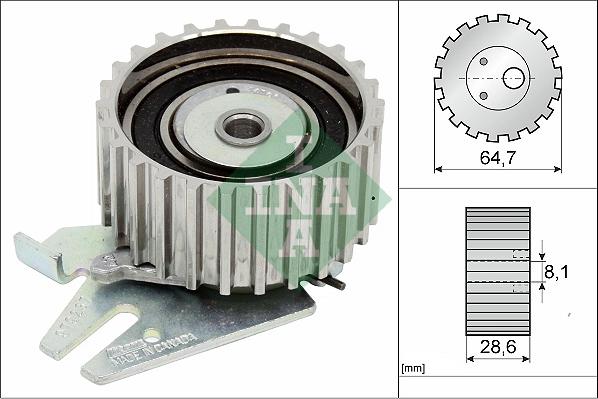 Wilmink Group WG1097445 - Rullo tenditore, Cinghia dentata autozon.pro