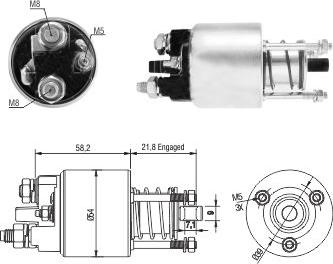 Wilmink Group WG1821430 - Elettromagnete, Motore d'avviamento autozon.pro