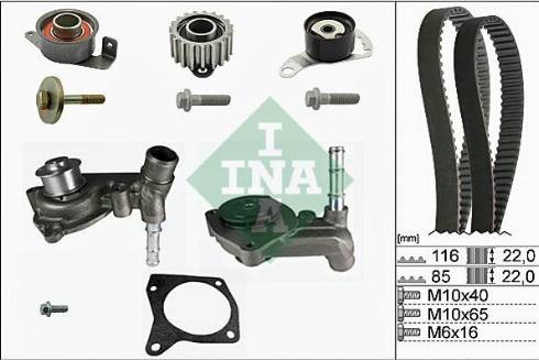 Wilmink Group WG1251282 - Pompa acqua + Kit cinghie dentate autozon.pro