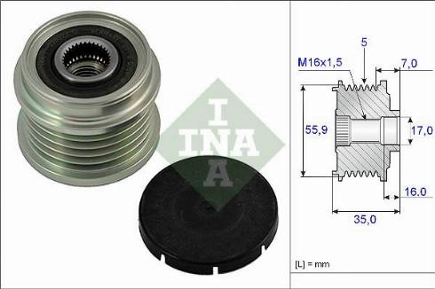 Wilmink Group WG1253590 - Puleggia cinghia, Alternatore autozon.pro