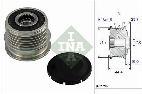 Wilmink Group WG1253603 - Puleggia cinghia, Alternatore autozon.pro