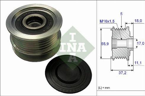 Wilmink Group WG1253672 - Puleggia cinghia, Alternatore autozon.pro