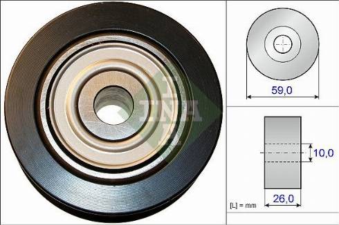 LUK 5320737100 - Galoppino / Guidacinghia, Cinghia Poly-V autozon.pro