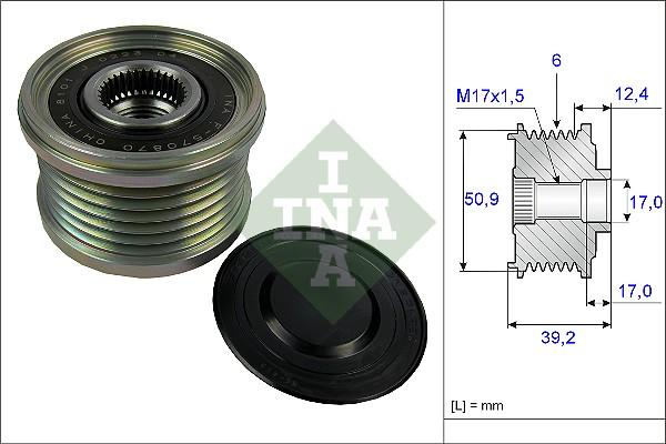 Wilmink Group WG1253814 - Puleggia cinghia, Alternatore autozon.pro