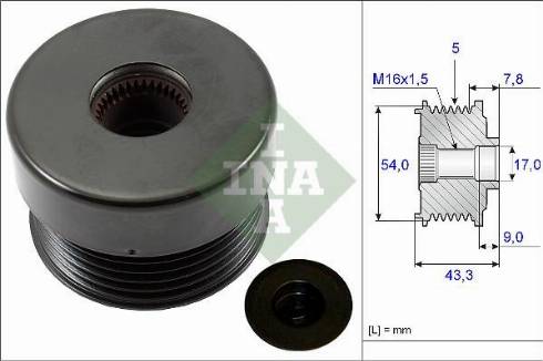 Wilmink Group WG1253746 - Puleggia cinghia, Alternatore autozon.pro