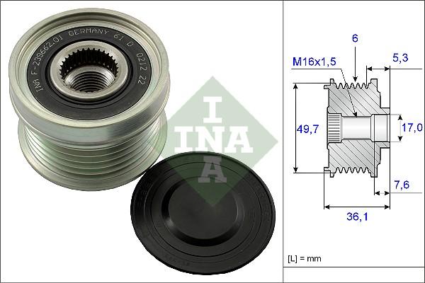 Wilmink Group WG1253709 - Puleggia cinghia, Alternatore autozon.pro