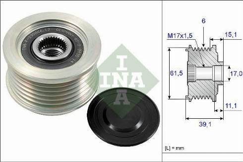 Wilmink Group WG1253719 - Puleggia cinghia, Alternatore autozon.pro