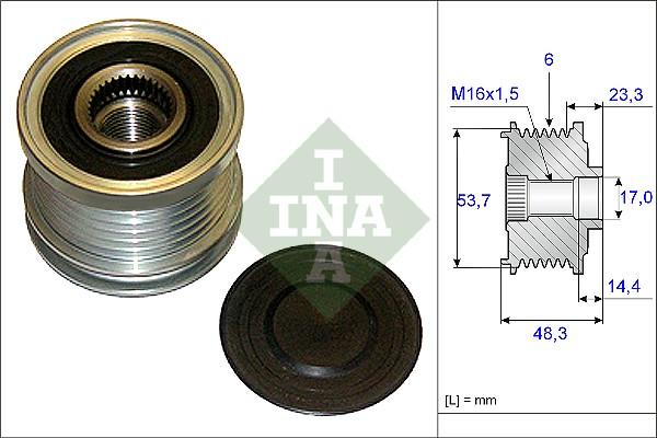 Wilmink Group WG1253776 - Puleggia cinghia, Alternatore autozon.pro