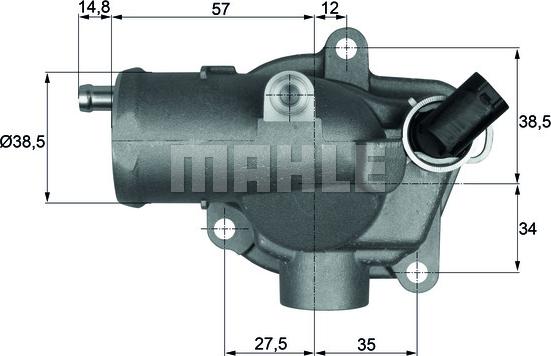 Wilmink Group WG1262796 - Termostato, Refrigerante autozon.pro