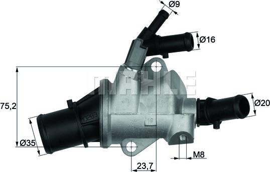 Wilmink Group WG1217595 - Termostato, Refrigerante autozon.pro