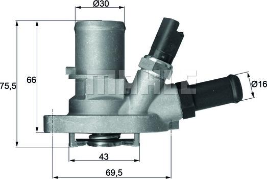 Wilmink Group WG1217596 - Termostato, Refrigerante autozon.pro