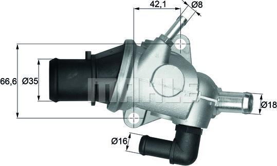 Wilmink Group WG1217575 - Termostato, Refrigerante autozon.pro