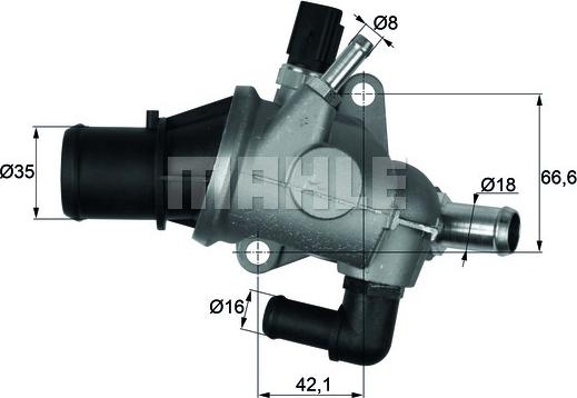 Wilmink Group WG1217610 - Termostato, Refrigerante autozon.pro