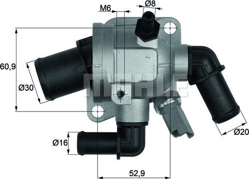 Wilmink Group WG1217618 - Termostato, Refrigerante autozon.pro