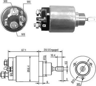 Wilmink Group WG1748343 - Elettromagnete, Motore d'avviamento autozon.pro