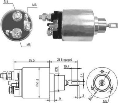 Wilmink Group WG1748242 - Elettromagnete, Motore d'avviamento autozon.pro