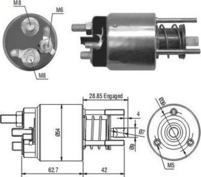 Wilmink Group WG1748255 - Elettromagnete, Motore d'avviamento autozon.pro