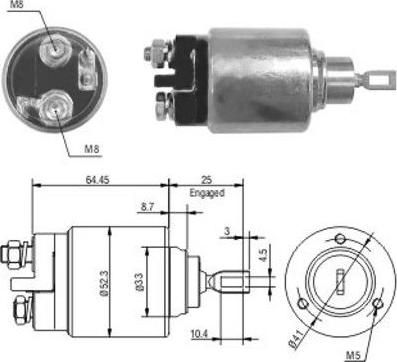 Wilmink Group WG1748211 - Elettromagnete, Motore d'avviamento autozon.pro