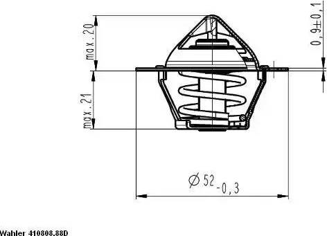 Wilmink Group WG1700061 - Termostato, Refrigerante autozon.pro