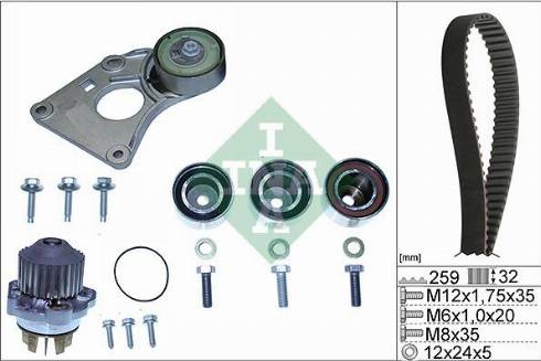 Wilmink Group WG1780527 - Pompa acqua + Kit cinghie dentate autozon.pro