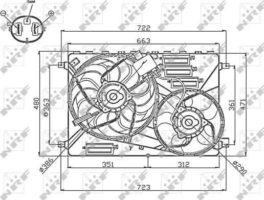 Wilmink Group WG1720681 - Ventola, Raffreddamento motore autozon.pro