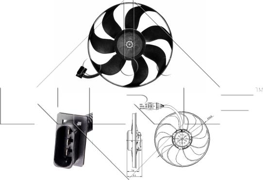 Wilmink Group WG1720355 - Ventola, Raffreddamento motore autozon.pro