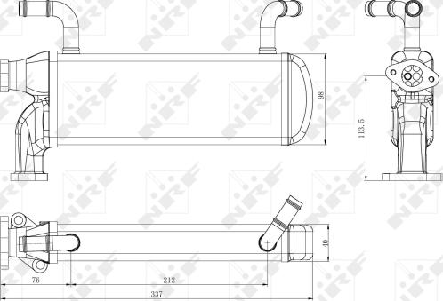 Wilmink Group WG1720719 - Radiatore, Ricircolo gas scarico autozon.pro