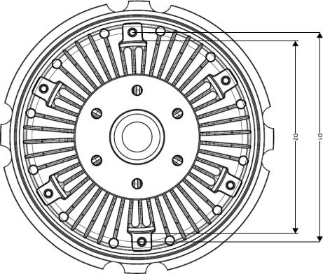 Wilmink Group WG1720831 - Giunto di collegamento, Ventilatore radiatore autozon.pro