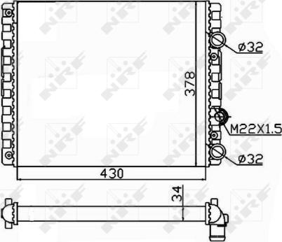 Wilmink Group WG1721502 - Radiatore, Raffreddamento motore autozon.pro