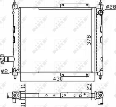 Wilmink Group WG1721124 - Radiatore, Raffreddamento motore autozon.pro