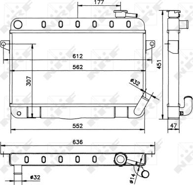 Wilmink Group WG1721849 - Radiatore, Raffreddamento motore autozon.pro