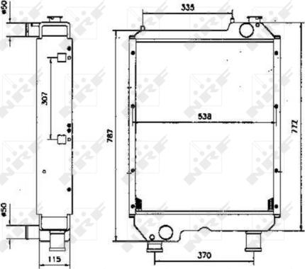 Wilmink Group WG1721814 - Radiatore, Raffreddamento motore autozon.pro