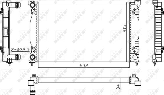 Wilmink Group WG1721363 - Radiatore, Raffreddamento motore autozon.pro