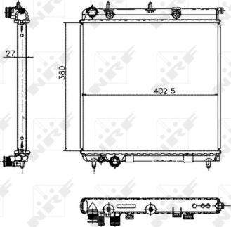 Wilmink Group WG1721316 - Radiatore, Raffreddamento motore autozon.pro