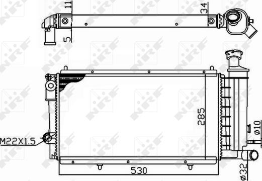 Wilmink Group WG1721264 - Radiatore, Raffreddamento motore autozon.pro