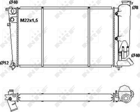 Wilmink Group WG1721274 - Radiatore, Raffreddamento motore autozon.pro