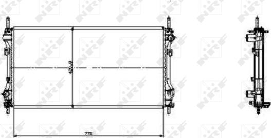 Wilmink Group WG1721739 - Radiatore, Raffreddamento motore autozon.pro