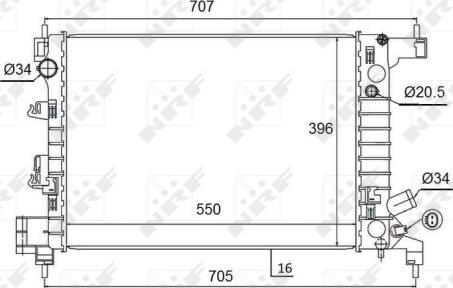 Wilmink Group WG1723451 - Radiatore, Raffreddamento motore autozon.pro