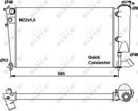 Wilmink Group WG1723564 - Radiatore, Raffreddamento motore autozon.pro