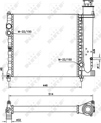 Wilmink Group WG1723501 - Radiatore, Raffreddamento motore autozon.pro