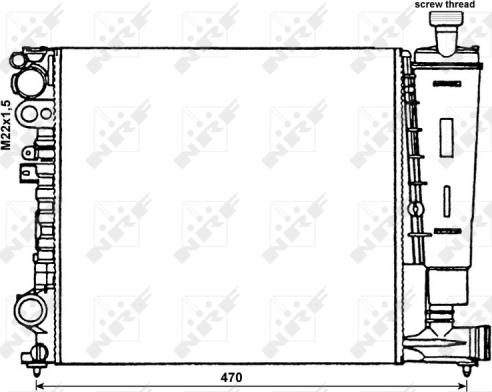 Wilmink Group WG1723588 - Radiatore, Raffreddamento motore autozon.pro