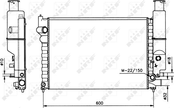 Wilmink Group WG1723527 - Radiatore, Raffreddamento motore autozon.pro