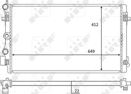 Wilmink Group WG1723608 - Radiatore, Raffreddamento motore autozon.pro