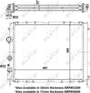 Wilmink Group WG1723049 - Radiatore, Raffreddamento motore autozon.pro