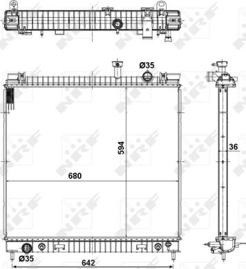 Wilmink Group WG1723035 - Radiatore, Raffreddamento motore autozon.pro