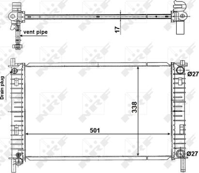 Wilmink Group WG1723077 - Radiatore, Raffreddamento motore autozon.pro