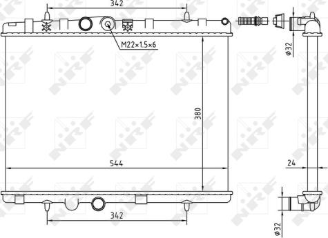 Wilmink Group WG1723214 - Radiatore, Raffreddamento motore autozon.pro