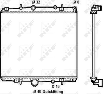 Wilmink Group WG1723273 - Radiatore, Raffreddamento motore autozon.pro